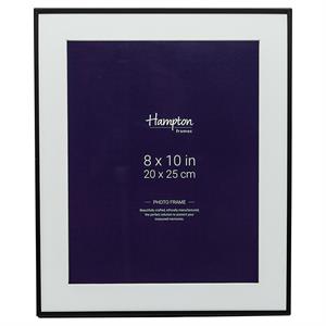 Hampton Frames Madrid Black Steel Photo Frame Various Sizes